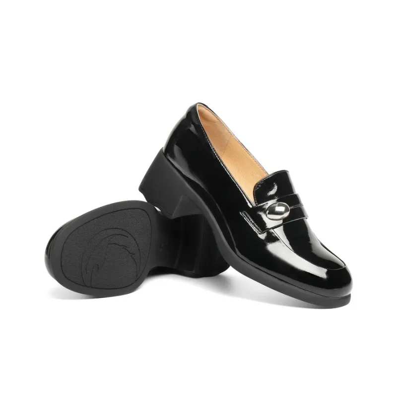 BELLE Loafers Women's Black-4