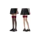 2 Pack (E Set-Red Edge Black Stockings+Red Edge Silk)