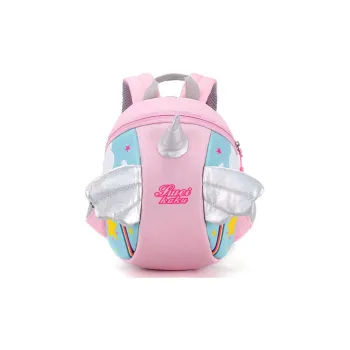 ROSEDAWN Water Repellent Backpack Regular Kids' Pink/Yellow/Sky Blue