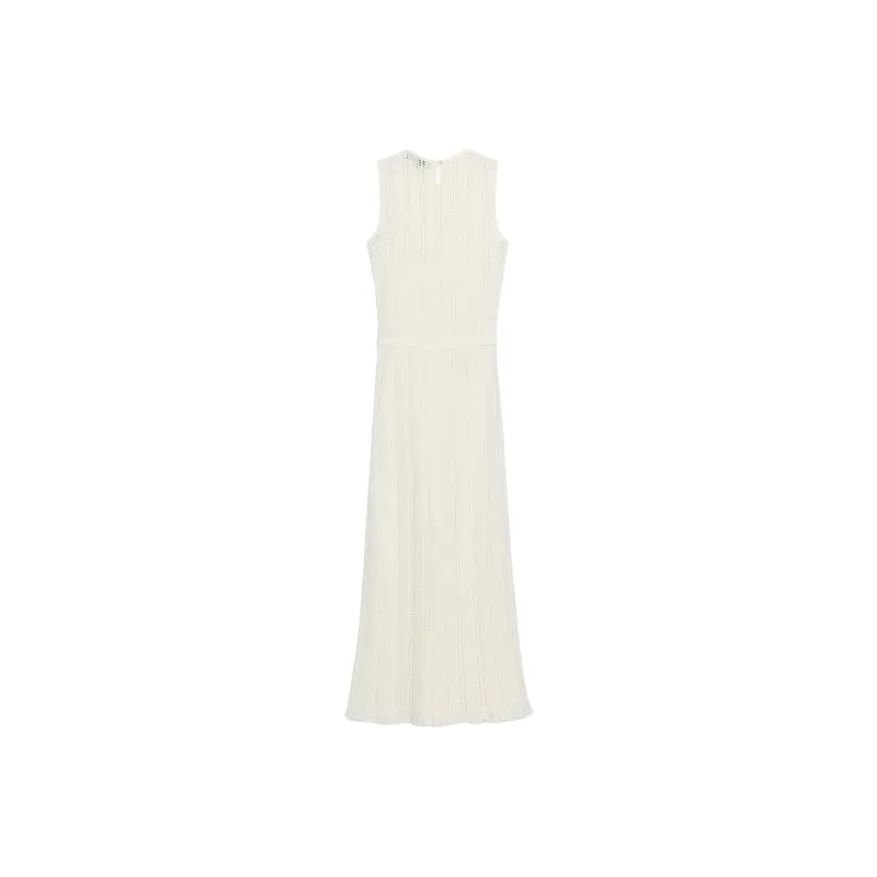 ZARA Sleeveless Dresses Women's White-1