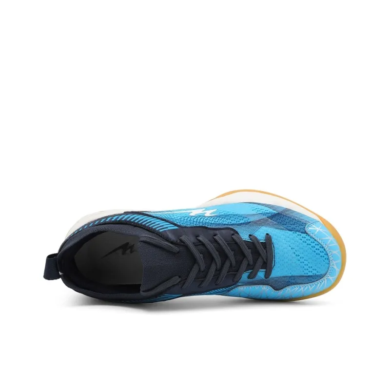 Binary Cushioning Coverage Abrasion Resistant Lightweight Breathable Slip Resistant Low Top Badminton Shoes Unisex Aqua-4