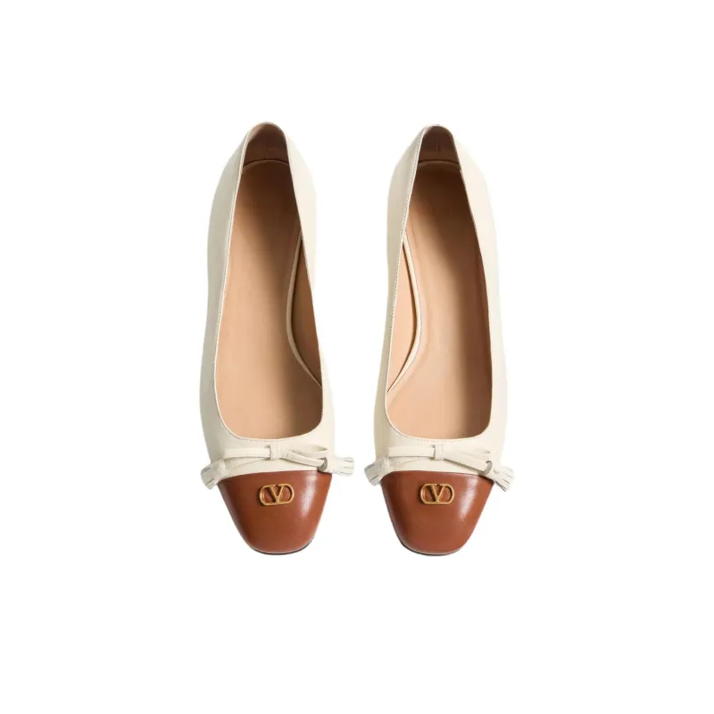 Valentino GARAVANI Valet Du Roi Casual Single Shoes Women's Beige-4