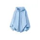 [Sun Protection Sun Protection Jackets]Blue (Traditional Chinese Style Flying Crane Chest Logo)