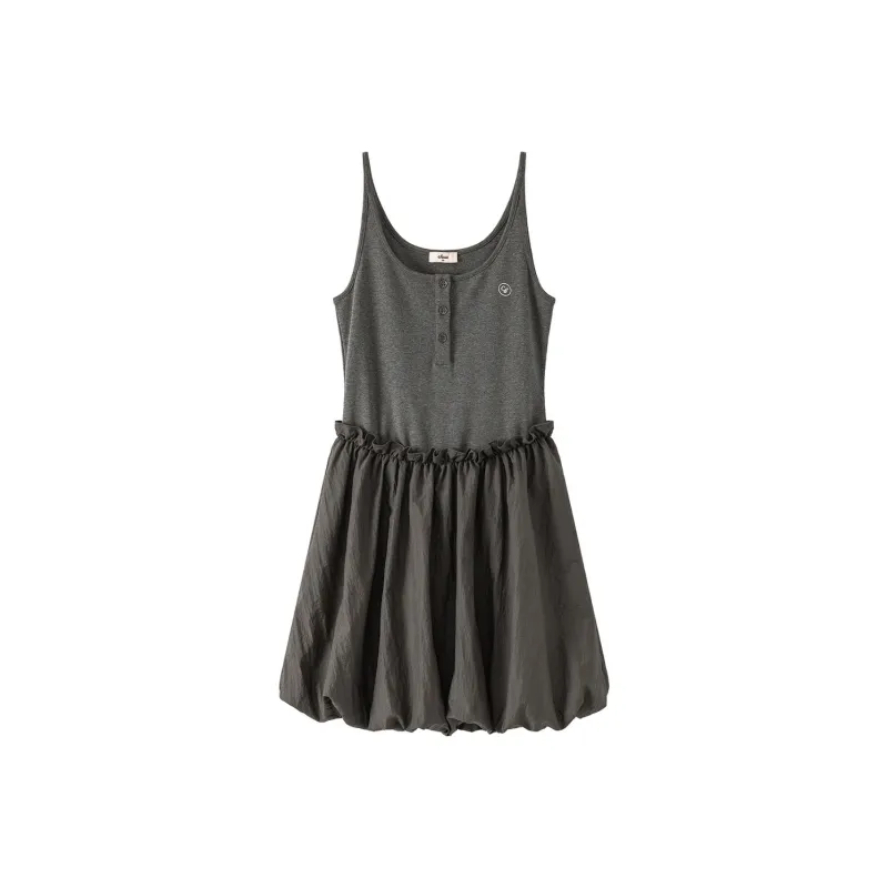 CHUU Slip Dresses Women's Dark Heather Gray-0