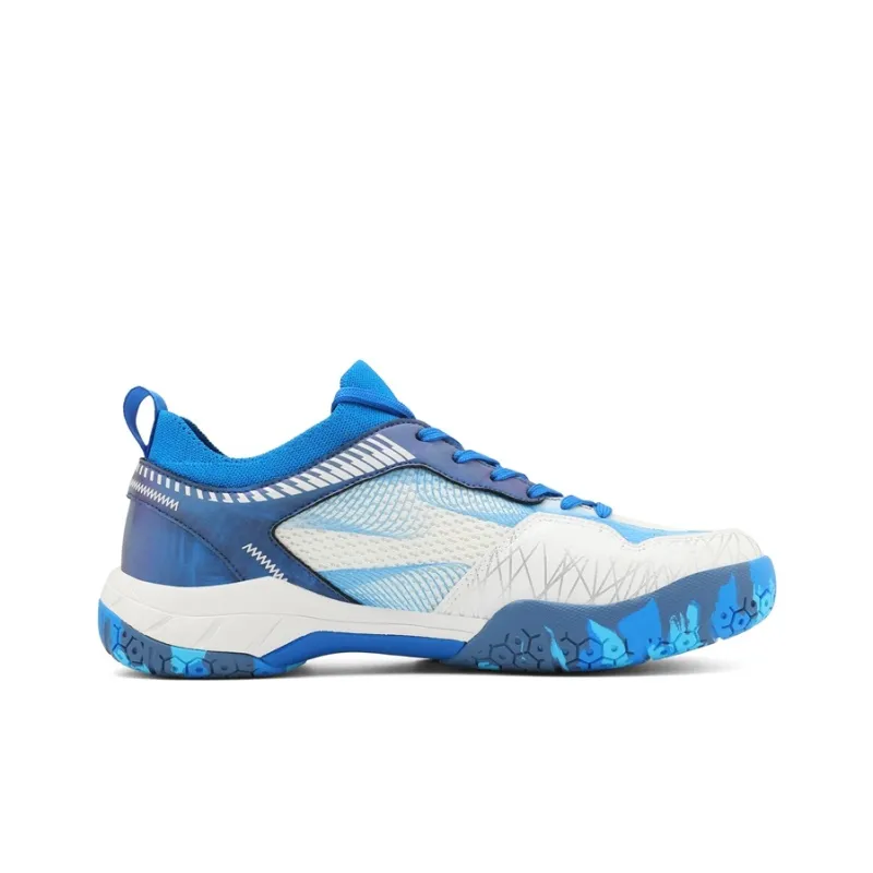 Binary Shock Absorbers With Slip Resistant And Abrasion Resistant Properties Low Top Badminton Shoes Unisex Blue-1