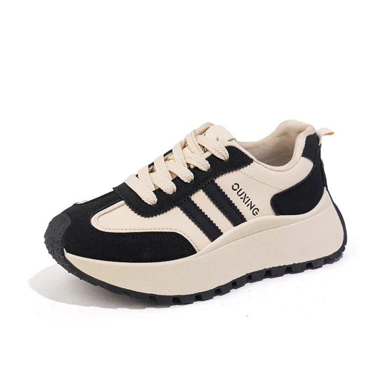 Gai Renpu Slip Resistant, Abrasion Resistant, Breathable Low Top Chunky Sneakers Women's-8
