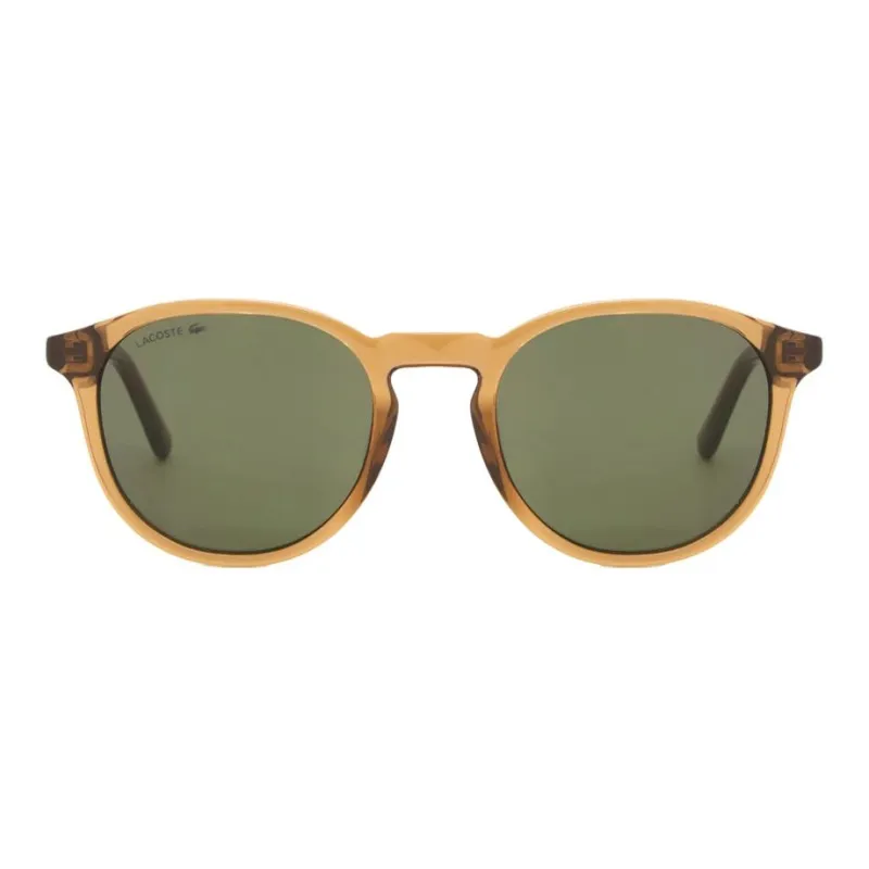 LACOSTE Injection Molded Plastic Oval Sunglasses Unisex Brown-1
