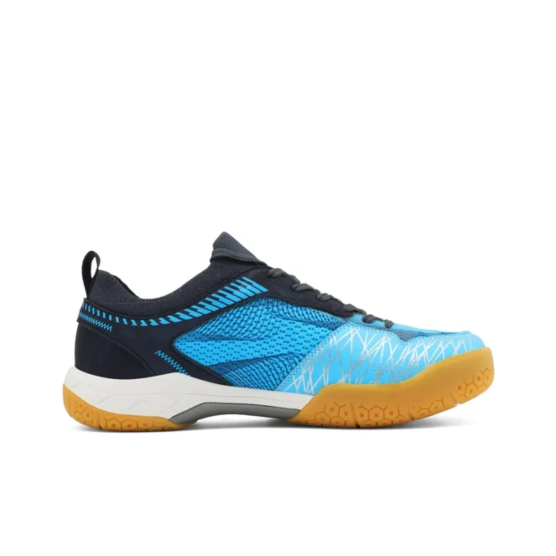 Binary Cushioning Coverage Abrasion Resistant Lightweight Breathable Slip Resistant Low Top Badminton Shoes Unisex Aqua-1