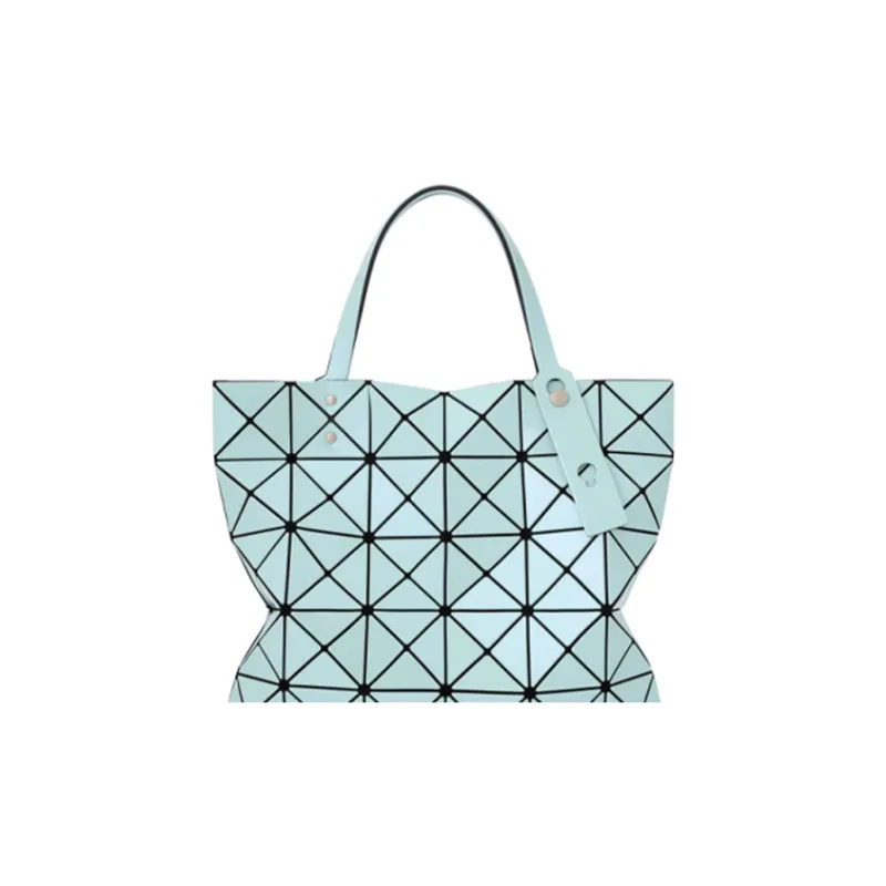ISSEY MIYAKE Polyester Tote Bag, Shopping Bag, Laptop Bag, One Shoulder Handbag Women's Green-1