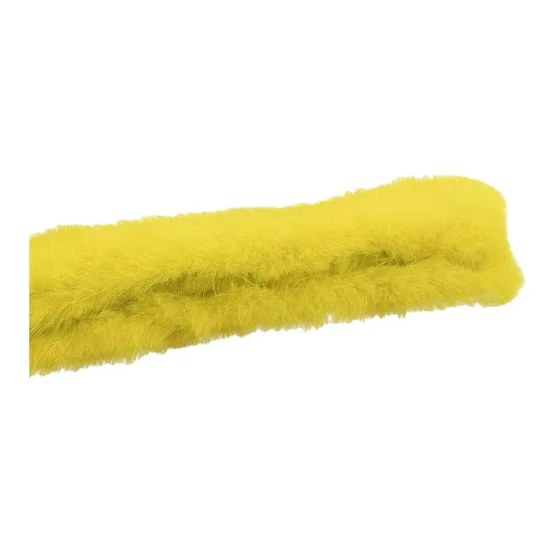OFF-WHITE Fur Handle Cover Top Handle Bag 'Yellow'-4
