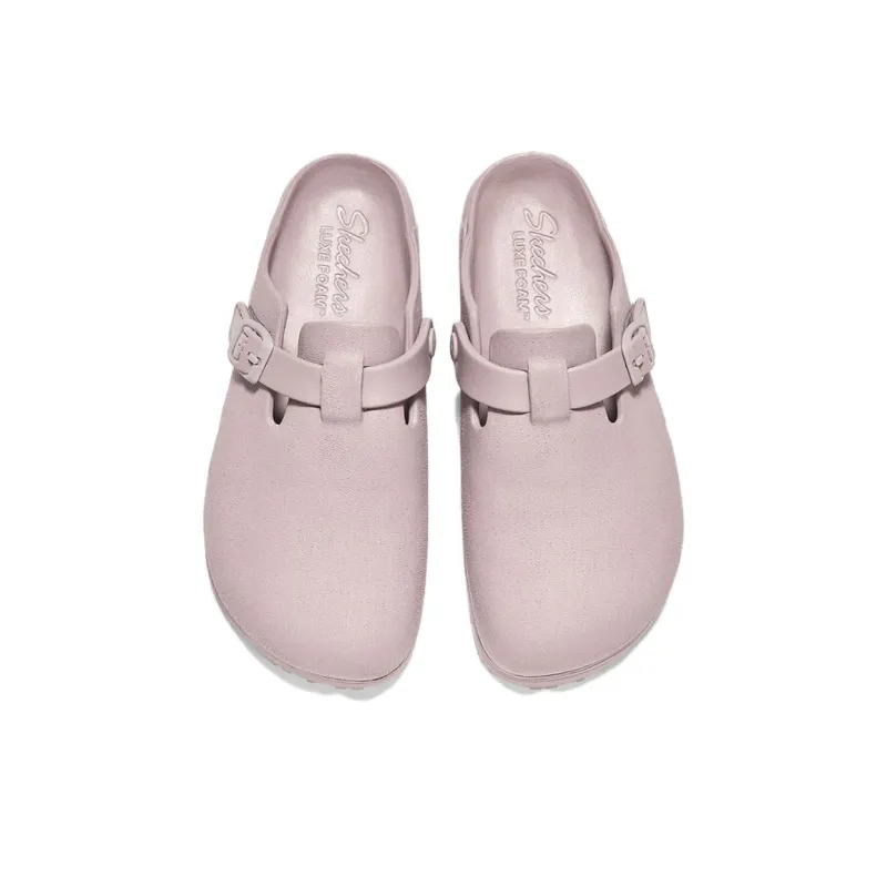 Skechers FOAMIES WOMENS EVA Abrasion Resistant Slip Resistant Wrap toe Slippers Women's Light Pink-3