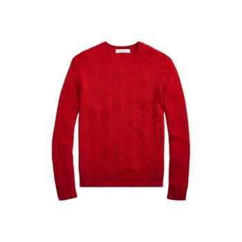 Ralph Lauren Purple Label Cable knit Cashmere Sweater