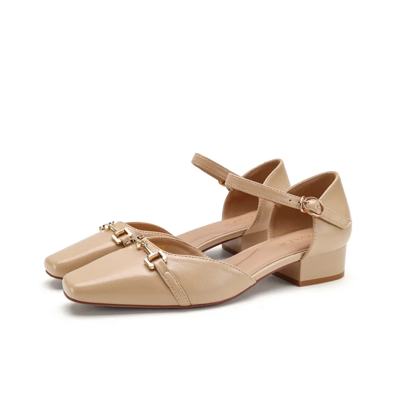 FOXER Block Heel High Heels Women's-8