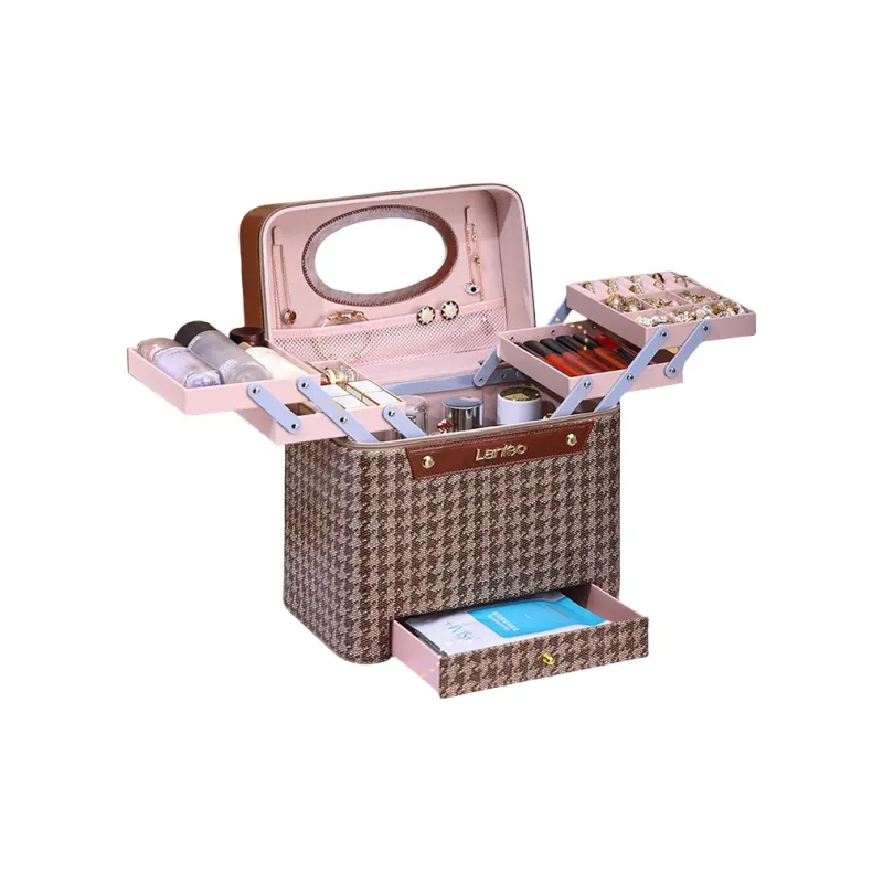 MUYAXUAN Good Looking Leopard Print Suitcase-1