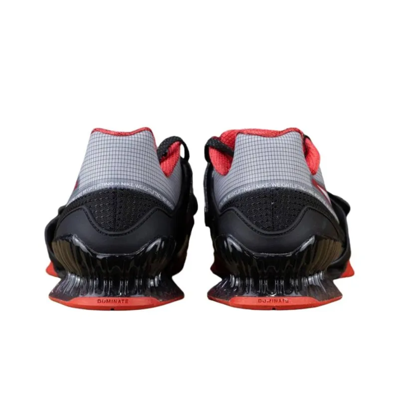 Nike Romaleos 4 Abrasion Resistant Low Top Training Shoes Unisex Black-2