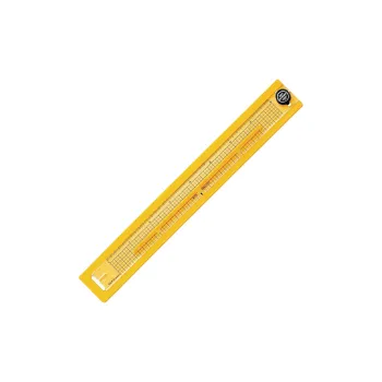 OLFA Ruler Safety Knife Companion, Yellow Various Sizes/triangle Board