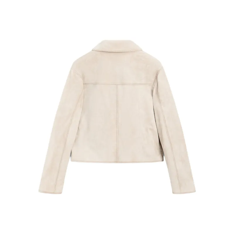 Massimo Dutti Leather Jacket Women's-1