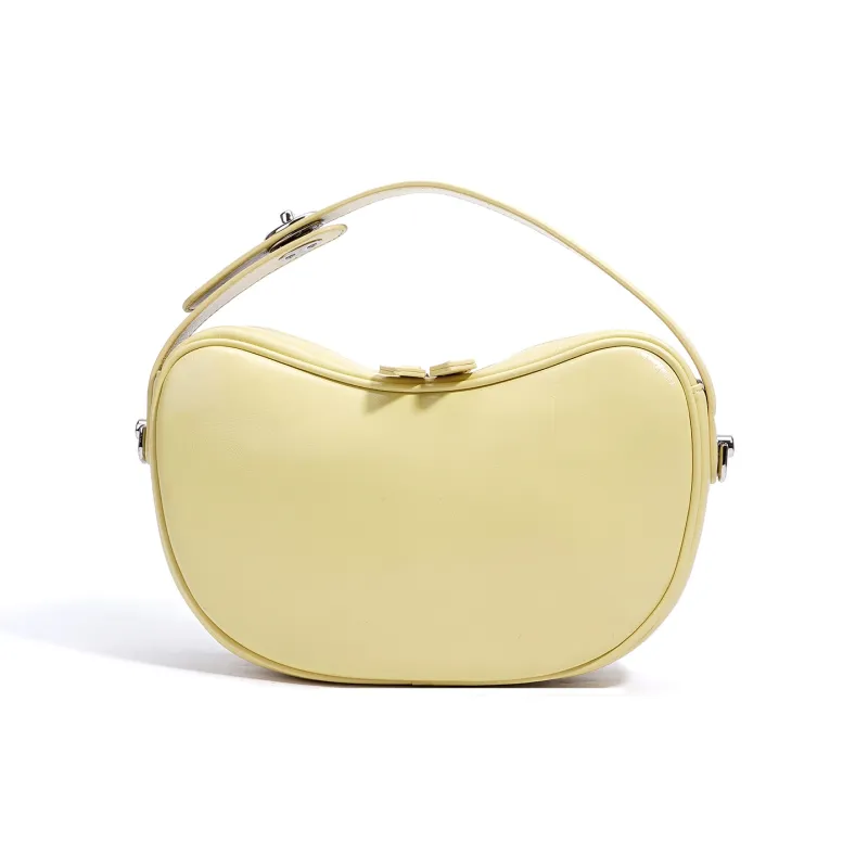 COURONNE Top Grain Oil Wax Sheepskin Shoulder Bag, Crossbody Bag, Handbag Women's Multicolor-1