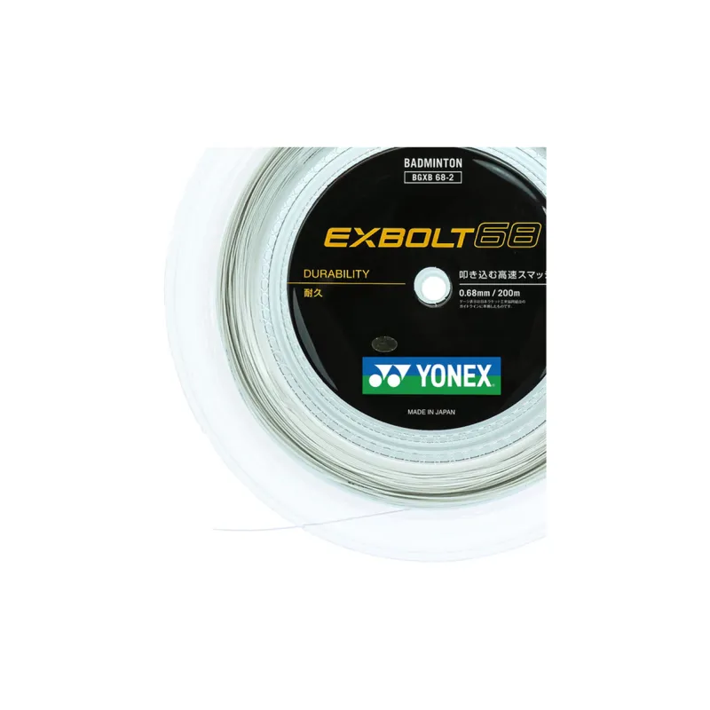 YONEX Badminton Racket Strings White Nylon, Forged Fiber Court Unisex-1