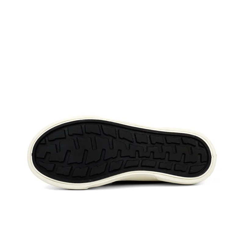 Mengsai Abrasion Resistant Shock Absorbers Low Top Canvas Shoes Men's Black-5