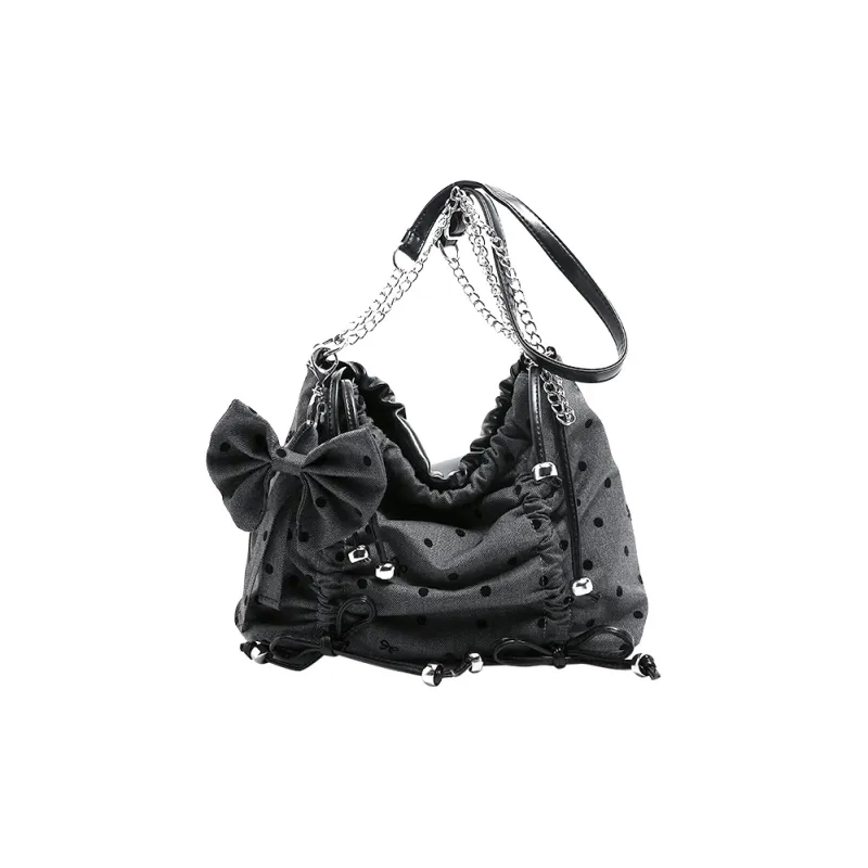 Juju Jimmy Canvas Tote Bag, Shopping Bag, Shoulder Bag Women's Black-0