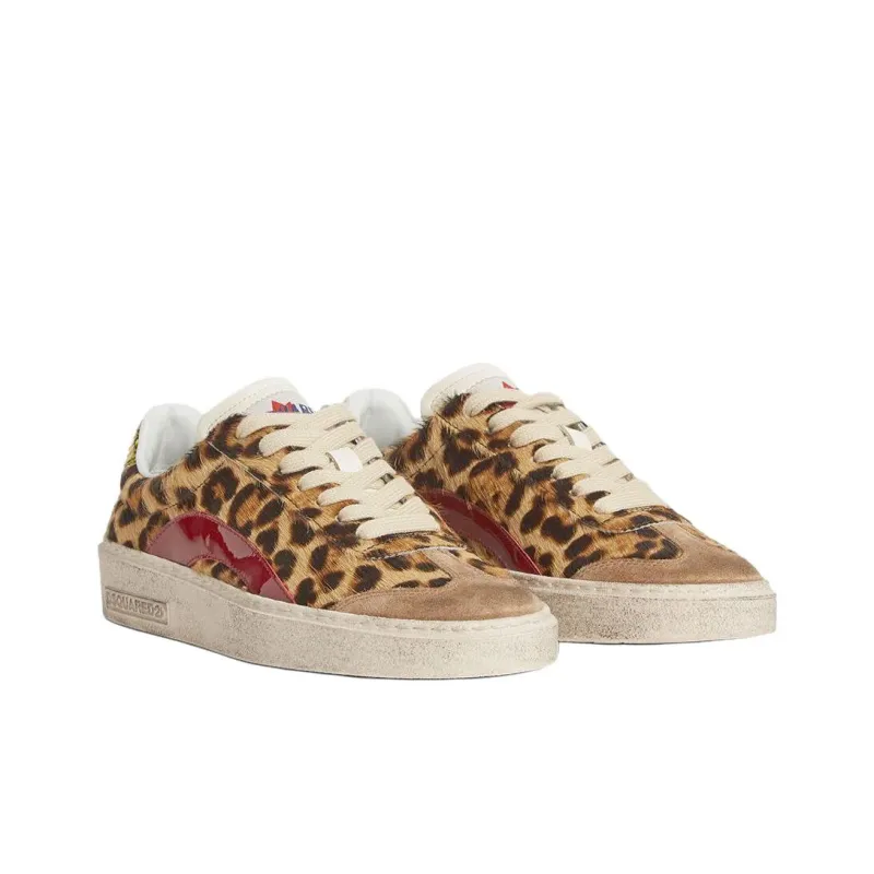 DSQUARED 2 Rider Skateboard Shoes Women's Yellow-2