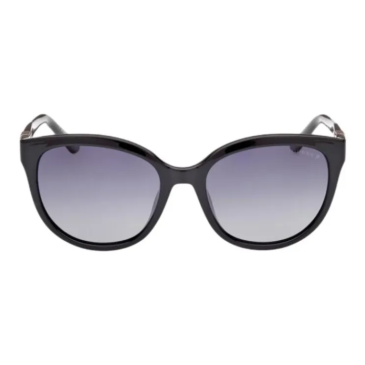 GUESS Injection Cat Eye Sunglasses Women's Black-1