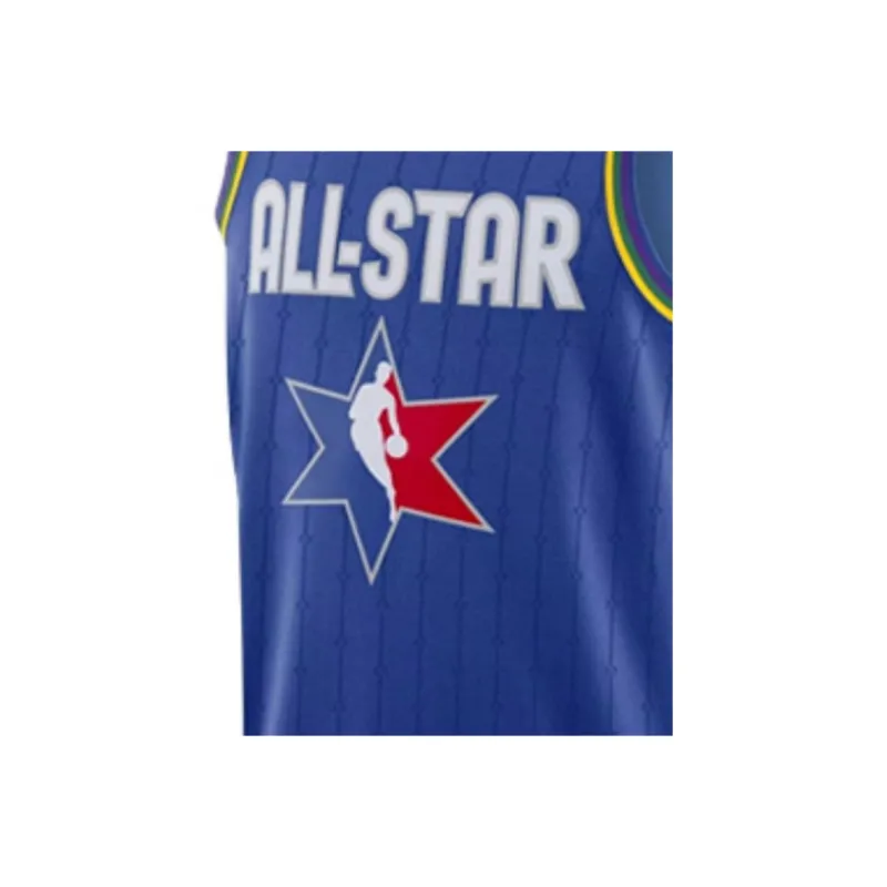 Jordan Basketball Jersey Men's Blue-4