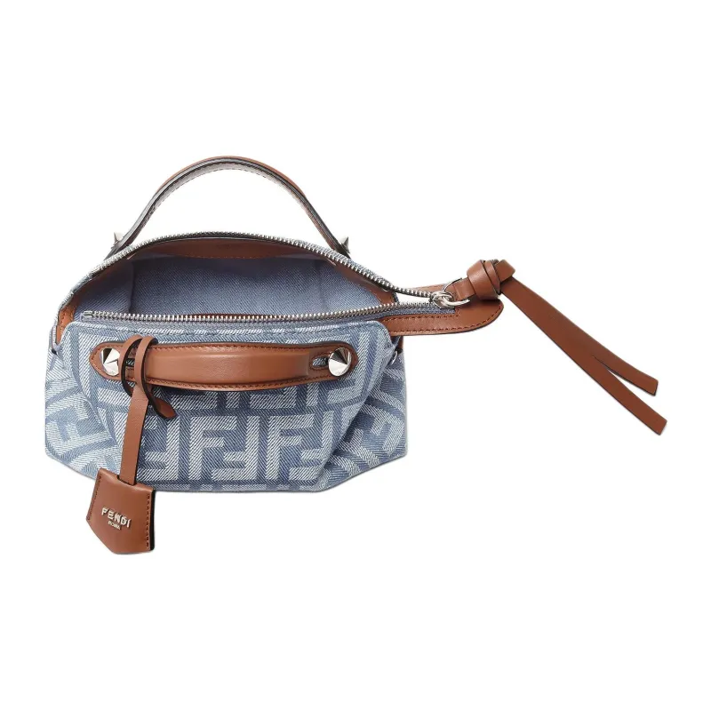 FENDI By The Way Series Polyester Shoulder Bag, Crossbody Bag, Handbag Mini Women's Blue-4