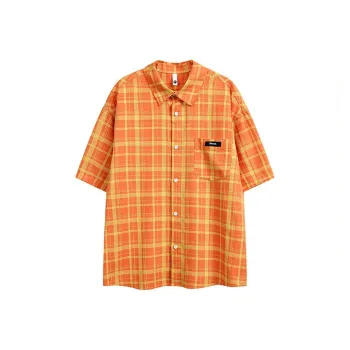 KEIRANDUN Shirts Unisex Orange