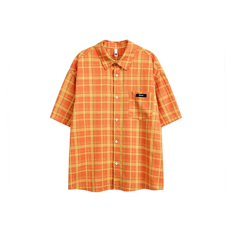 KEIRANDUN Shirts Unisex Orange-0