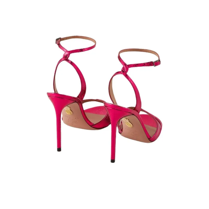 AQUAZZURA You And I One Strap Sandals 10.5cm Women's Pink-3