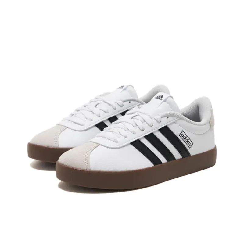 Adidas VL COURT 3.0 Anti Slip Wear Resistant Low Top Skateboard Shoes Women's White-1