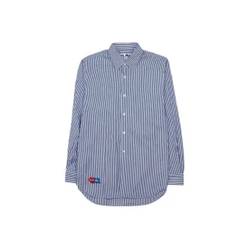 CDG Play Shirts Men Blue