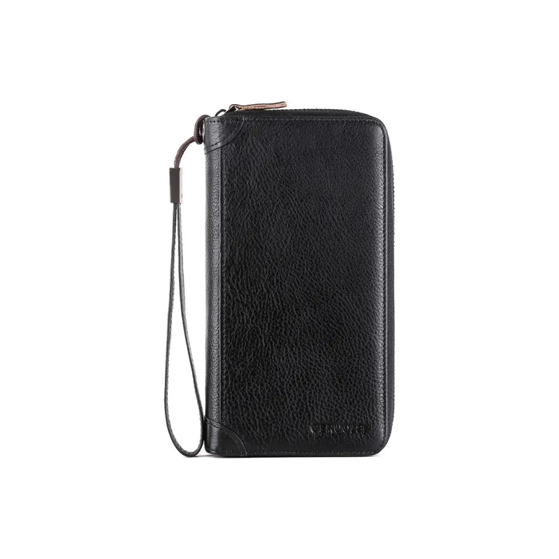 Gorora Top Grain Cow Leather Anti Skimming, Practical Card Holder Regular Unisex Multicolor-19
