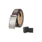 Matte Gunmetal Buckle+60 Texture, Brown Strap 268 Yellow Base (Box)