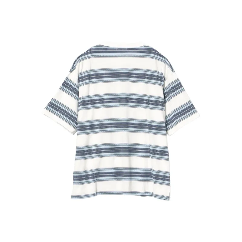 Beams T Shirts Men Blue-1