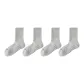Spring Versatile Sports Crew Socks Combination ③ (Gray+Gray+Gray+Gray)