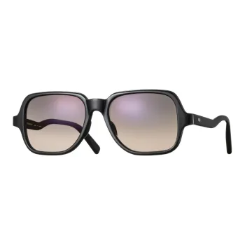 EYEVAN 7285 Acetate Square Sunglasses Unisex Black