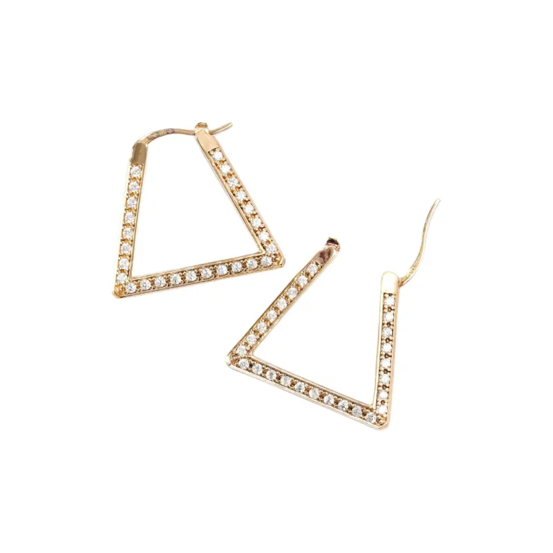 Bottega Veneta 18K Gold Plated Earrings Women's Gold/Silver-0