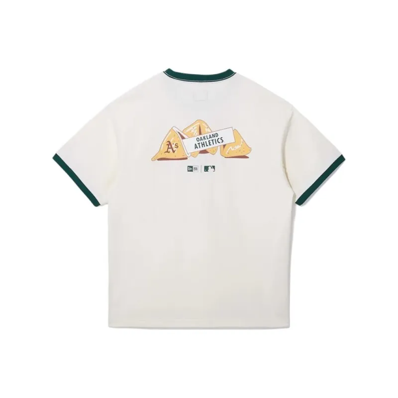 New Era T Shirts Unisex Ivory White-0