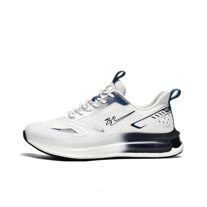 Binary Running Shoes Unisex Low Top Blue-0