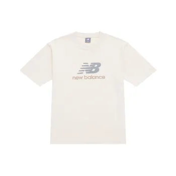 New Balance Sports And Leisure T Shirt Unisex Beige