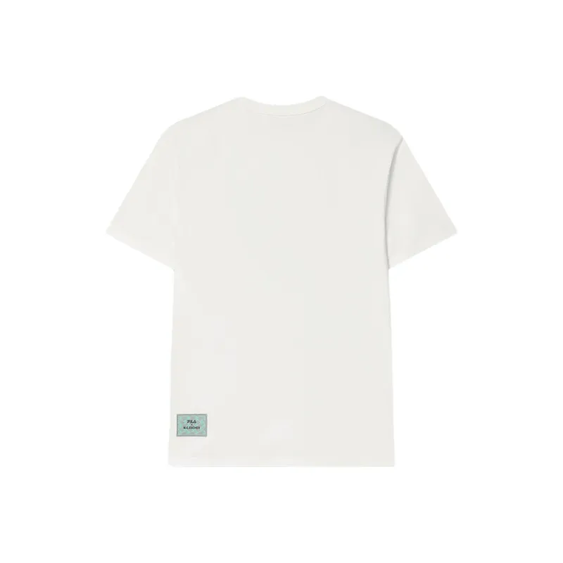 FILA x M.C.ESCHER SS25 T Shirt Men's Cloud White Color-1
