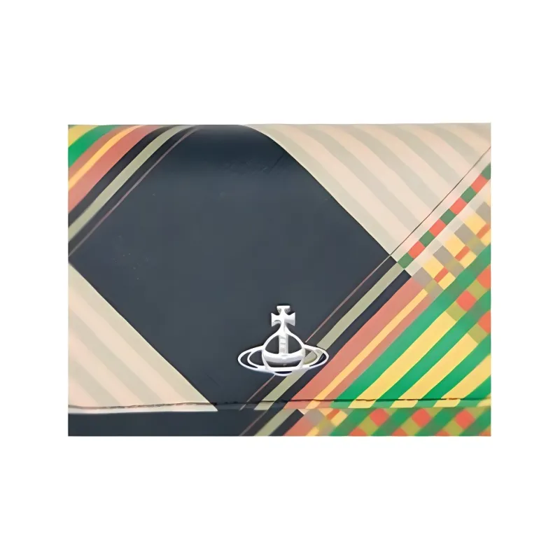 Vivienne Westwood Synthetic Leather One Shoulder Wallet Men's Green & Multicolor-2
