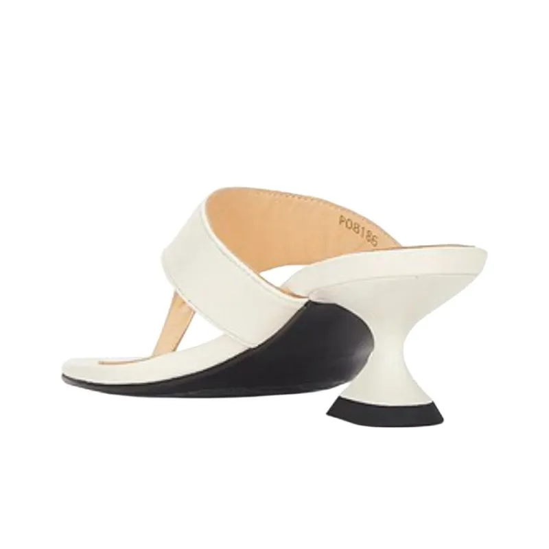 ALOHAS Flip Flops 5cm Women's White-3