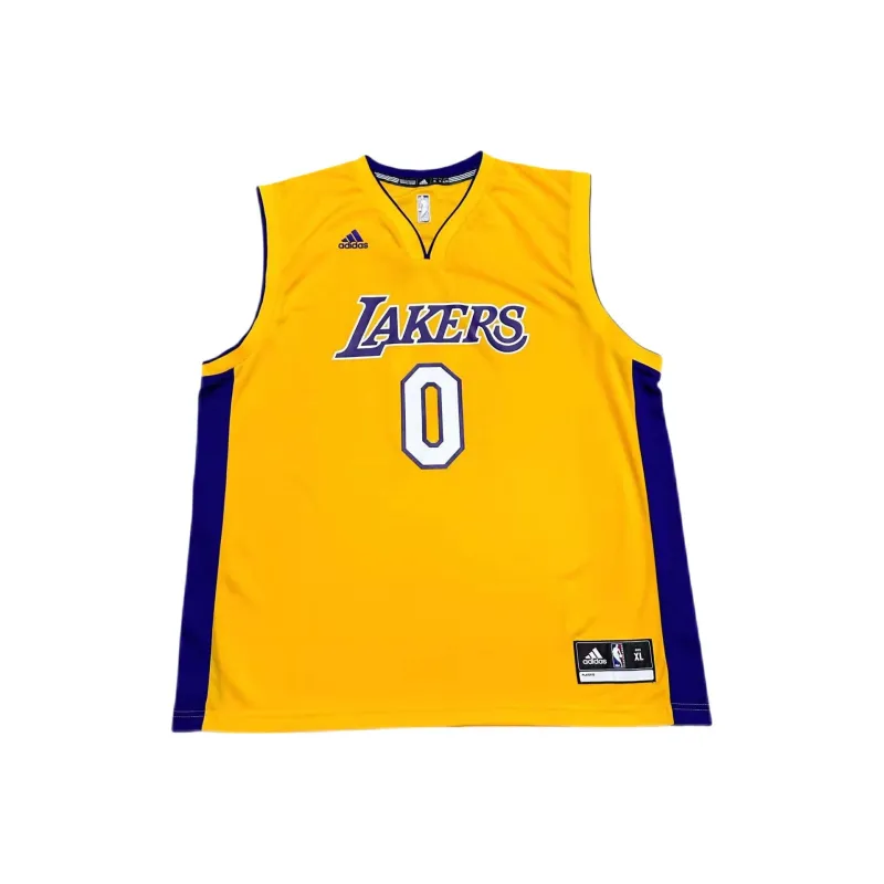 Adidas x NBA Basketball Jersey Unisex Yellow-0
