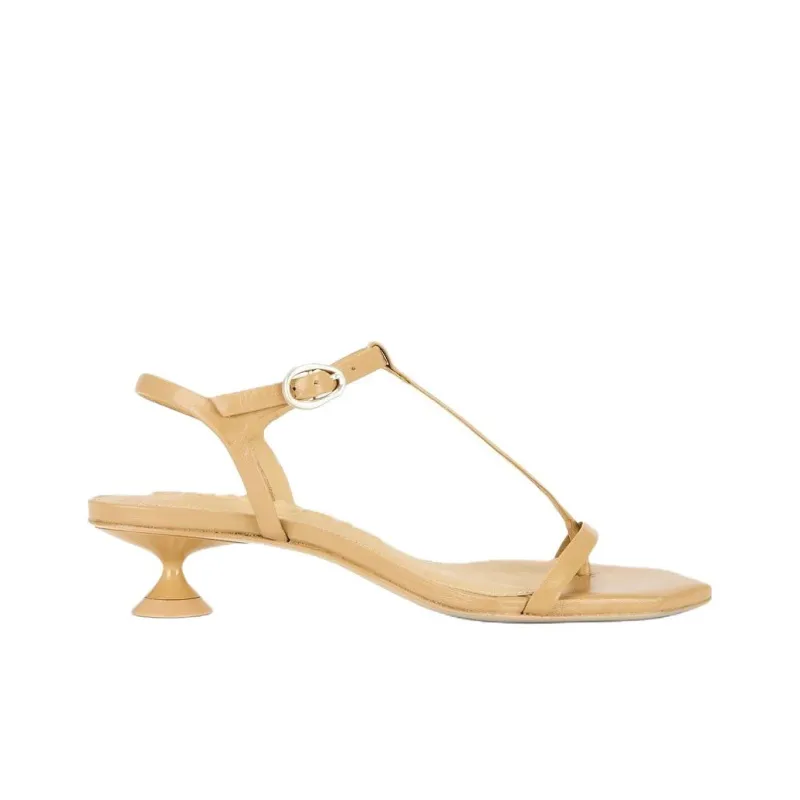 CULT GAIA Trevi One Strap Sandals 4cm Women's Beige-1