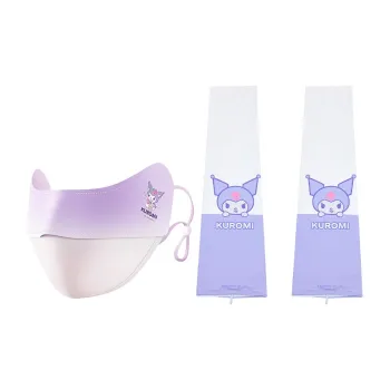 Sanrio Kuromi Polyester Sun Protection Sleeves Unisex