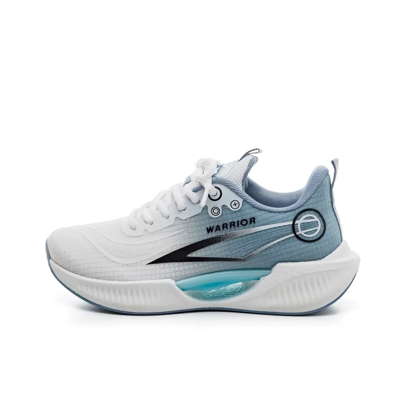 Warrior Wing Series Breathable Lightweight Height Increasing Low Top Casual Shoes Unisex Beige Light Blue-0